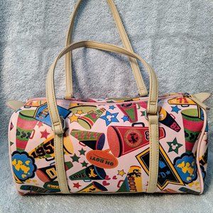 Disney Purse Vintage Style Varsity Print NWT